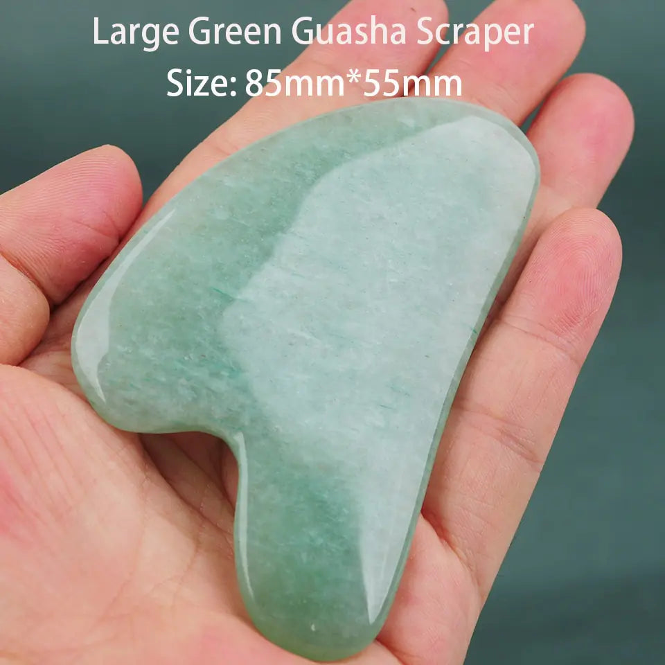 Natural Gua Sha Jade Stone Massage