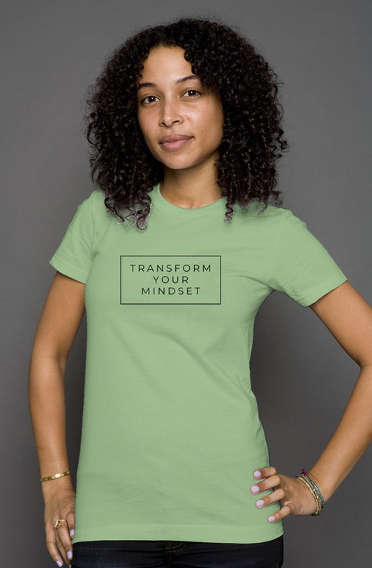 Transform Your Mindset Women's T Shirt - Leaf