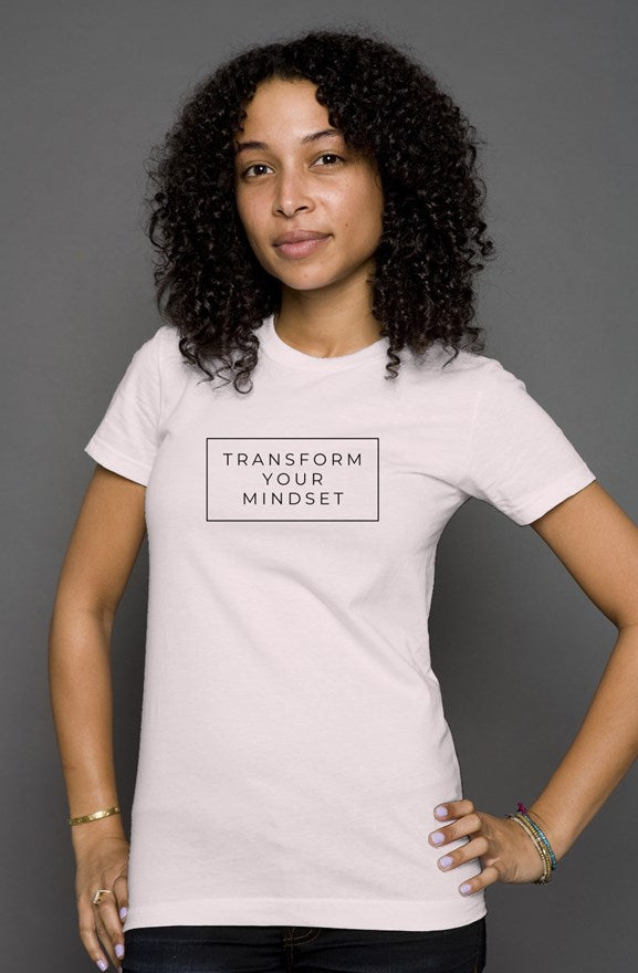 Transform Your Mindset Women's T Shirt - Pink