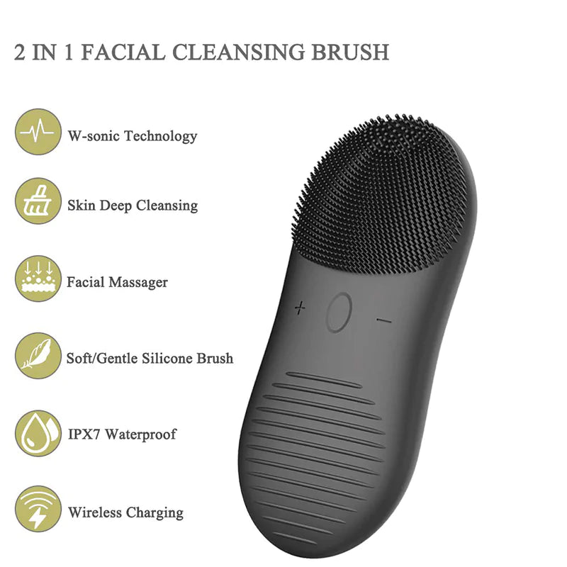Men's Silicone Face Cleansing Brush