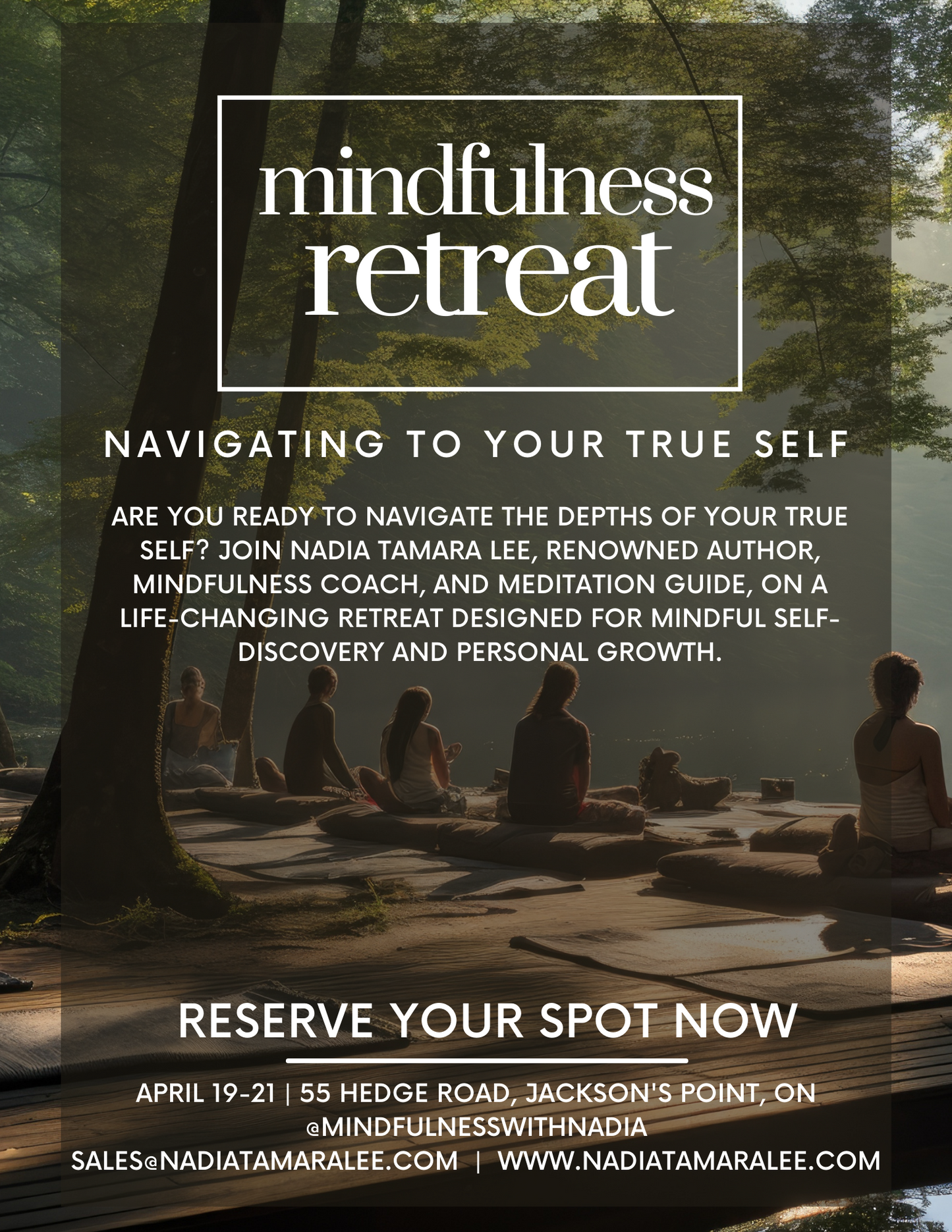 3 Day Navigate To Your True Self | Mindfulness Retreat, Ontario