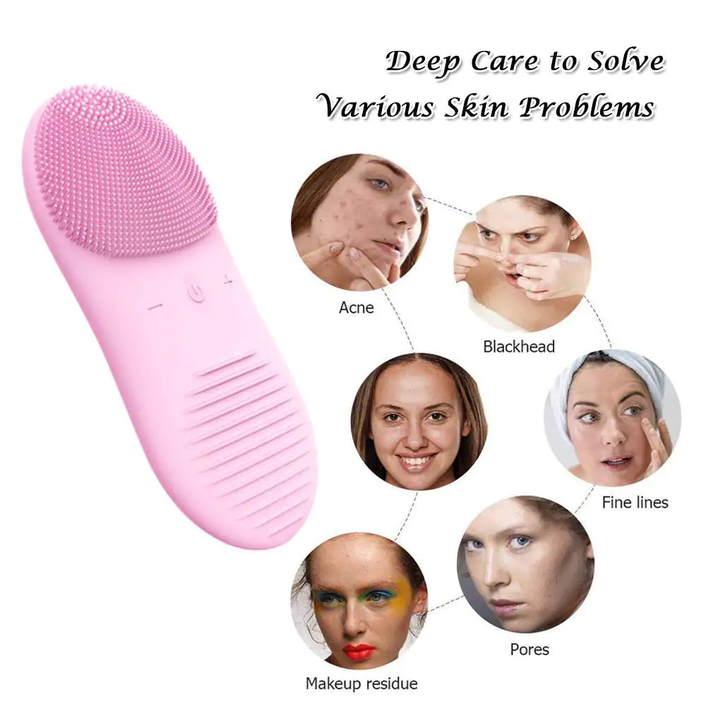 Men's Silicone Face Cleansing Brush